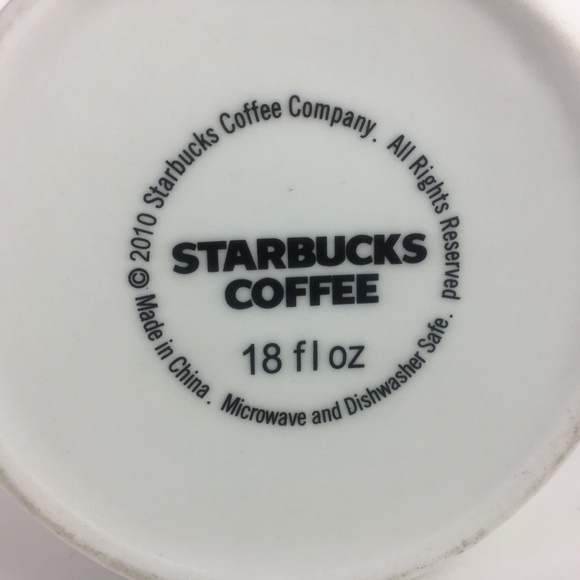 Set of 2 2010 Starbucks Los Angeles Architect Blue - Picture 5 of 8